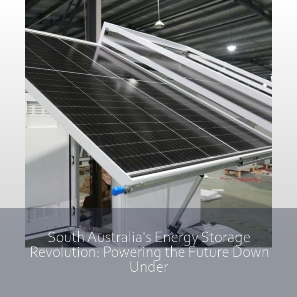 South Australia's Energy Storage Revolution: Powering the Future Down Under